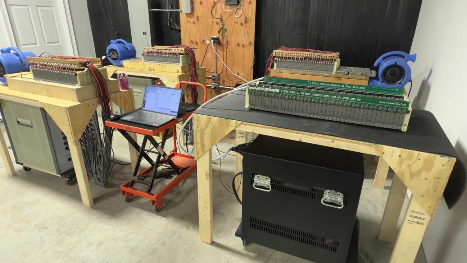 Advanced diagnostic equipment inside Hybrid Battery Service professional repair shop